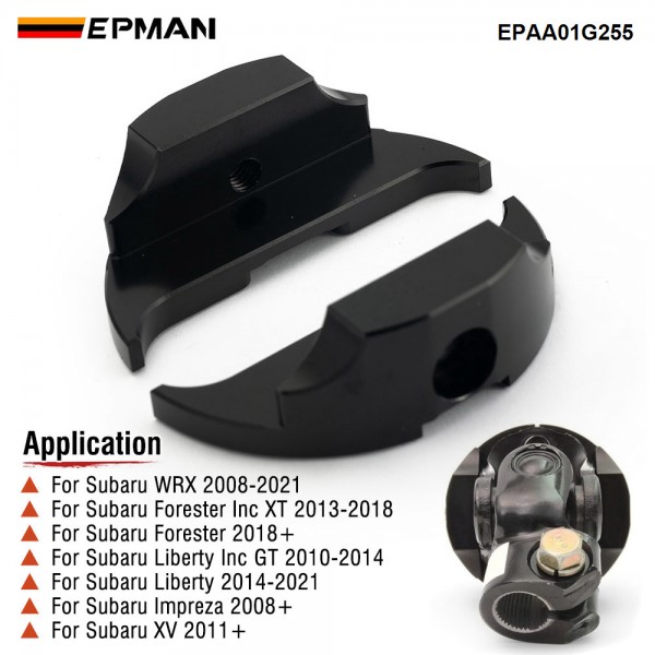 EPMAN Steering Dampener Lock Down Aluminum For Subaru WRX 08-21 Forester 13-18/Liberty 10-21 EPAA01G255