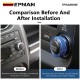 EPMAN 100SETS/CARTON 2PCS/SET Car Interior Audio Sound CD Volume Tune Adjust Knob Switch Button Decoration Cover Ring For Jeep Wrangler/Liberty/Patriot/Compass Accessories EPAA08G66-100T