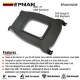 EPMAN Racing Aluminum Center Shifter Cover Console Plate Shift Boot Delete For Honda 96-00 Civic EK EPAA01G239