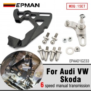 EPMAN Adjustable Quick Change Shifter Short Shifter Arm For Audi TT MK4 MK5 MK6 MK7 A3 1.8T VW EOS Passat 6 Speed EPAA01G233