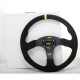 10PCS/Carton OMP 14inch Steering Wheel Suede leather 350mm Steering Wheel TKFXP07OMBB-YL