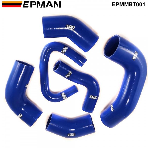 EPMAN Racing 6PCS Silicone Turbo Intercooler Hose Kit For Mitsubishi EVO 7 8 9 2.0L Turbo 4G63 EPMMBT001 (Pre-Order ONLY)