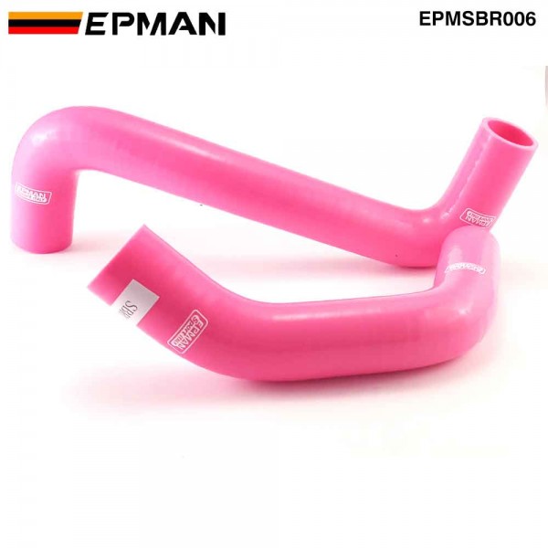 EPMAN 2PCS Silicone Radiator Hose Kit For Subaru Impreza GRB STI WRX 08-10 EPMSBR006 (Pre-Order ONLY)