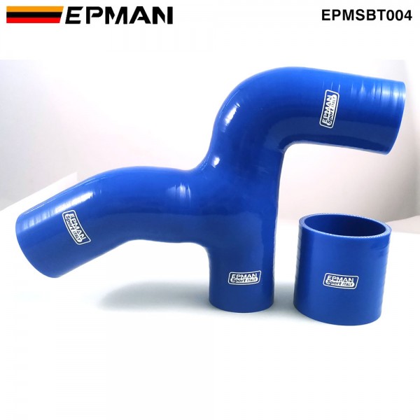 EPMAN 2PCS Silicone Intercooler Y-Pipe Hose kit For Subaru Impreza WRX GC8 EJ20 2.0 96-00 EPMSBT004 (Pre-Order ONLY)