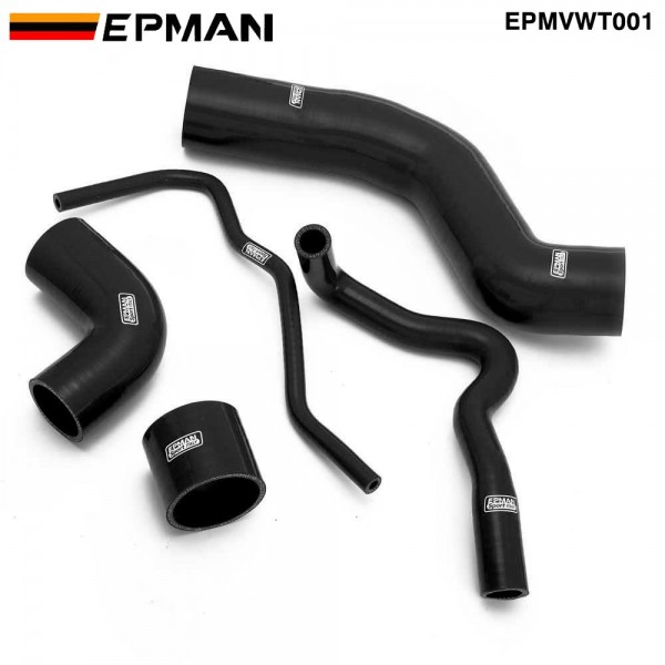 EPMAN 5 PCS Silicone Boost Hose Kit For 1.8T VW Golf/ Bora & Audi A3/ TT (AGU) EPMVWT001 (Pre-Order ONLY)