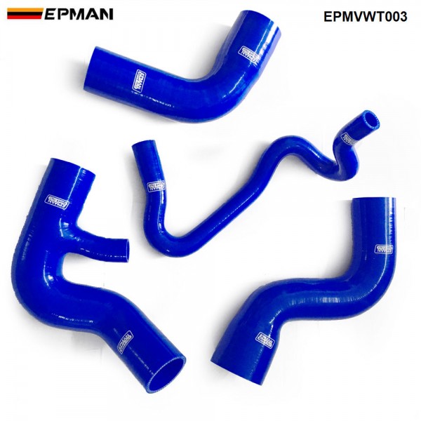 EPMAN -Silicone Intercooler Induction Intake Turbo Boost Hose Kit For VW Passat 1.8T B5 96-01 (4pcs) EPMVWT003