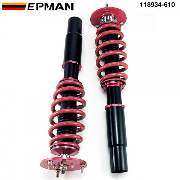 EPMAN Coilovers Spring Struts Racing Suspension Coilover Kit Shock Absorber for BMW 5 Series (E60) 2004-2010 (RANDOM COLOR)