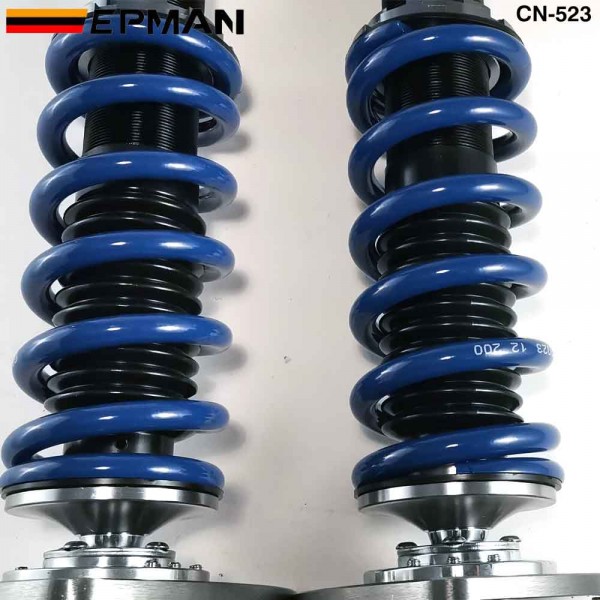 EPMAN Coilovers Spring Struts Racing Suspension Coilover Kit Shock Absorber For 02-07 Subaru WRX /2004 Sti ONLY CN-523 (RANDOM COLOR)