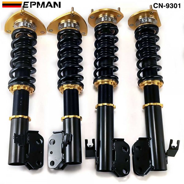 EPMAN Coilovers Spring Struts Racing Suspension Coilover Kit Shock Absorber for 93-01 Subaru WRX GC8 CN-9301 (RANDOM COLOR)