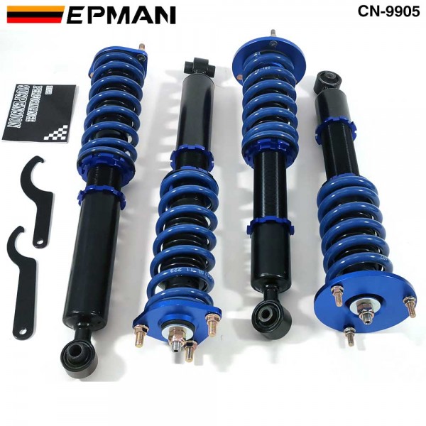 EPMAN Coilovers Spring Struts Racing Suspension Coilover Kit Shock Absorber For Lexus IS200/IS300 For Toyota Altezza XE10, GXE10, JCE10, SXE10 CN-9905 (RANDOM COLOR)