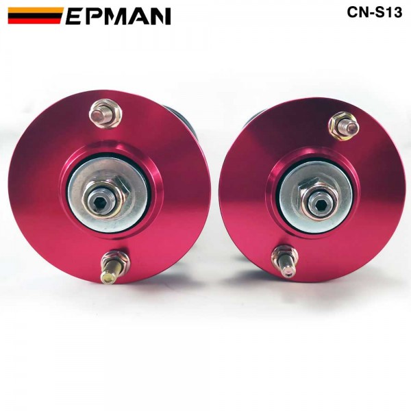 EPMAN Coilovers Spring Struts Racing Suspension Coilover Kit 16 Way Shock Absorber for Nissan 89-94 240SX S13 CN-S13 (RANDOM COLOR)