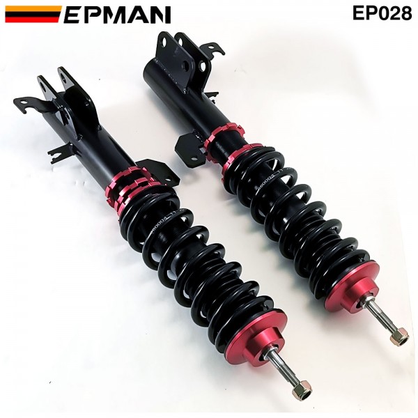 EPMAN Coilovers Spring Struts Racing Suspension Coilover Kit Shock Absorber for Honda Fit 09+ / City / Freed EP028 (RANDOM COLOR)