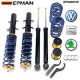 EPMAN Coilovers Spring Struts Racing Suspension Coilover Kit Shock Absorber For VolksWagen VW Golf Mk4 2WD only A4 Typ 1J 1998-2005 EP9905VW (RANDOM COLOR) 