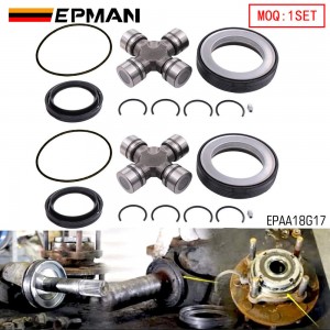 EPMAN Front Axle U Joints And Oil Seal O Ring Kit For Ford F250 F350 F450 F550 Super Duty Excursion EPAA18G17