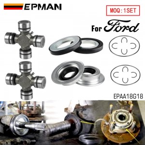 EPMAN Front Axle Seal And Greaseable U Joint Kit Compatible With Ford F250 F350 Super Duty 2005-2014, Replacement For 2017426 2014835 54983 25-332X SPL55-3X For Seals, O Rings, Greaseable U Joints EPAA18G18